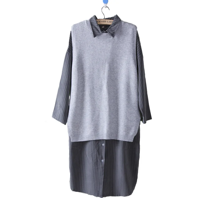 2019 vest for women spring autumn Cashmere Vest Sweater female loose Vest Women Thin Fashion Knit Sweater waistcoat jacket