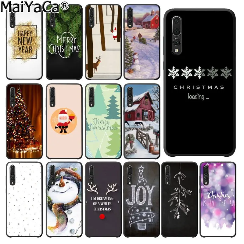 MaiYaCa радость Счастливого Рождества ТПУ мягкий чехол для телефона Huawei P20Lite P10 Plus
