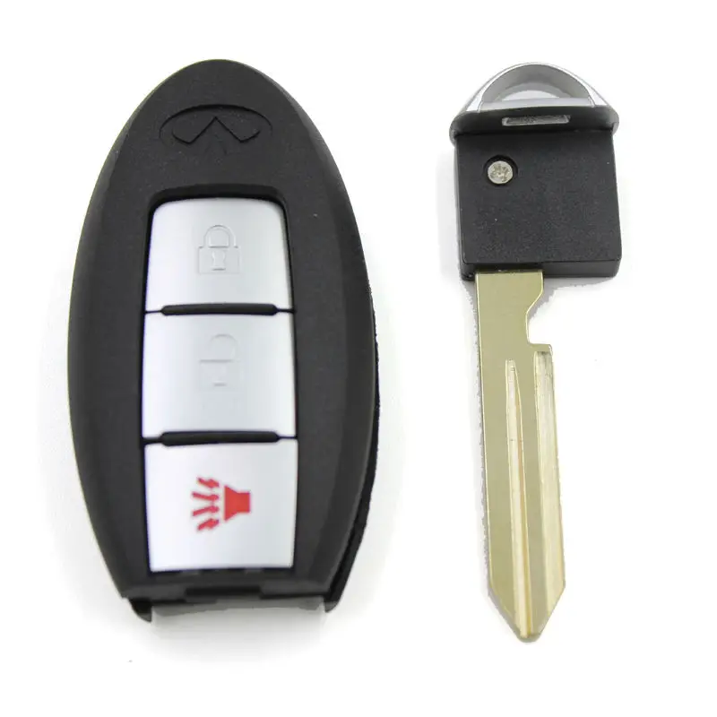 

Keyless Case 3 Buttons Smart Remote Control Key Shell For Infiniti G37 G25 EX25 FX35 FX37 M25 Key Fob Cover