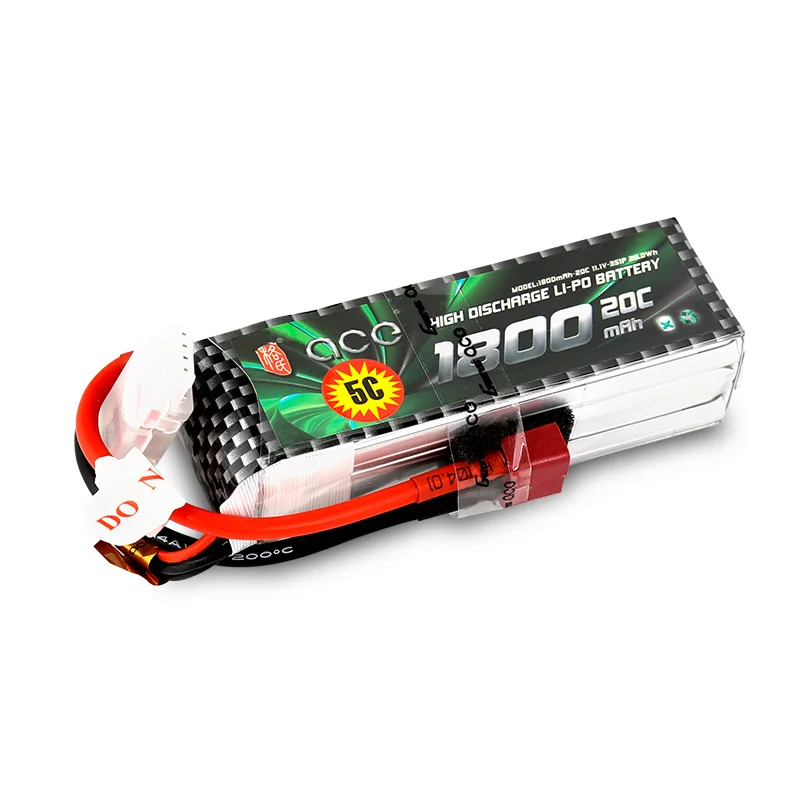 Gens ace 2S 3S Lipo аккумулятор 1800mAh 7,4 V 11,1 V 20C-40C Deans штепсельная батарея для вертолета маленького 1:16 автомобиля E