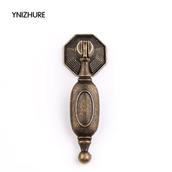 

10pcs Retro classical Bronze Znic Alloy Cabinet Pendant Drawer Pulls Handles Wall Chest Dresser Kitchen Door Antique Wholesale