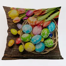 45X45CM Easter Sofa Bed Home Decorative Festival coussin decoratif Linen Throw Pillows Case Cushion Cover Easter Decoration#007 45X45CM Easter Sofa Bed Home Decorative Festival coussin decoratif Linen Throw Pillows Case Cushion Cover Easter Decoration#007
