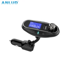 

ANLUD Bluetooth Car Kit FM Transmitter Micro SD TF MP3 Music Play Wireless FM Modulator Dual USB Car Charging Handsfree Car Kit