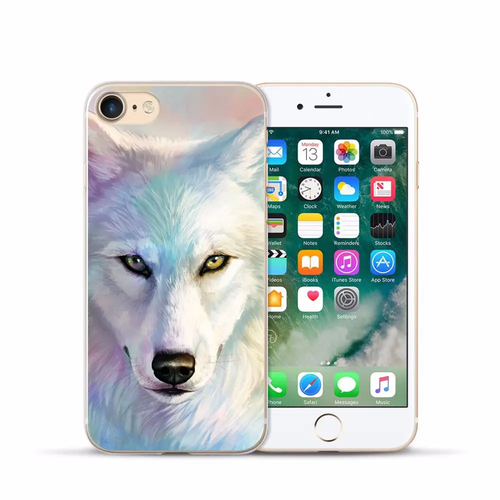 FOR iPhone 7case Painting Silicon Cover FOR Iphone 6s Soft Clear Protective TPU Back Cover FOR 4 4S 5 5S 6 7 8 Plus X XS Max XR (1)