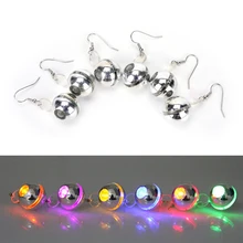 Горячая Распродажа, 1 предмет. Очарование СИД светильник до рисунком короны и светящаяся обувь с украшением в виде кристаллов нержавеющая Ушные Капли серьги ювелирные изделия