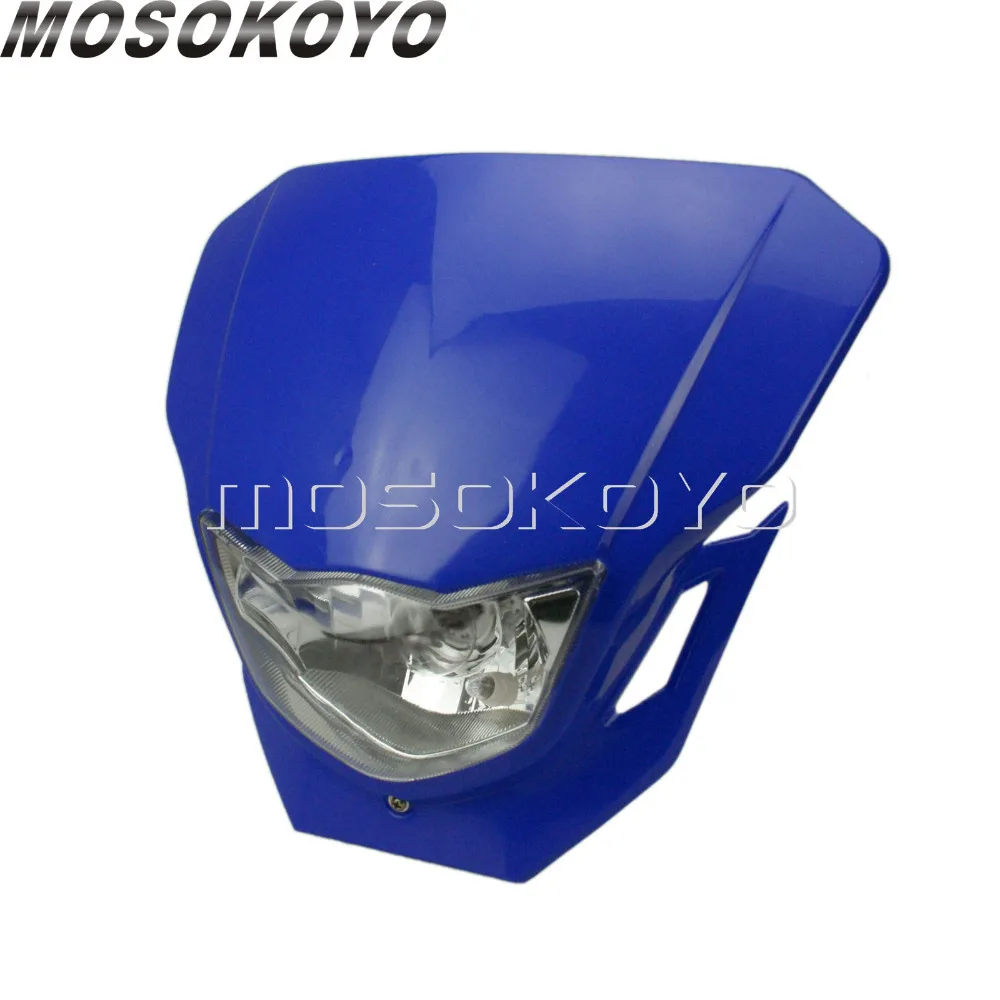 Синяя фара для мотоцикла внедорожника передняя маска Yamaha WR450F 250F YZ 450 250 эндуро| |