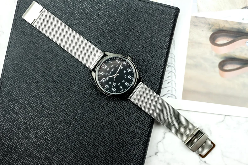 Для мужчин деловые мужские часы 2018 Лидирующий бренд Nazeyt повседневное высокое качество кварцевые нержавеющая сталь водонепроница