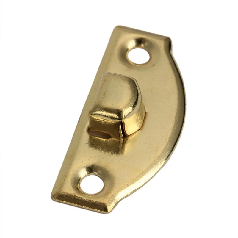 Superior Furniture Improvement Hardware Accessories 10Pcs Antique Box Buckles Shiny Surface Bronze Tone Packaging Hasps Sets