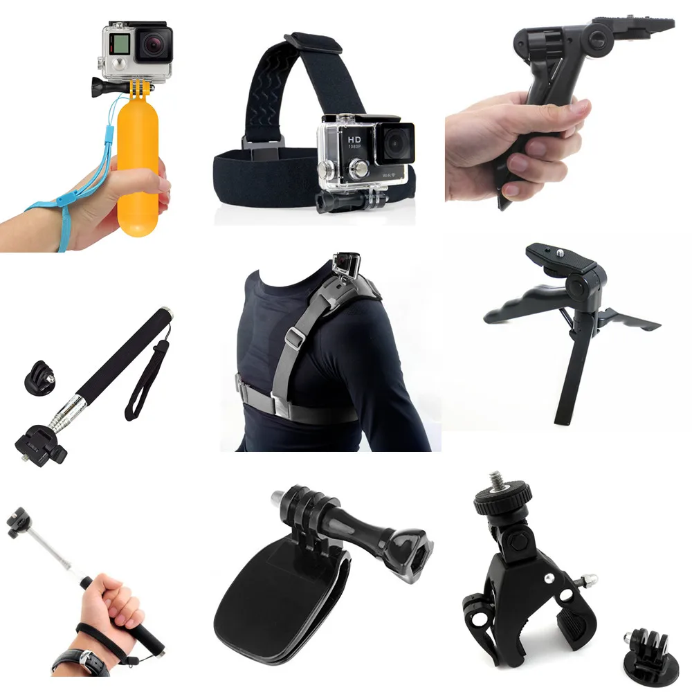 

Head Chest Strap Handlebar Grip for Garmin Virb 360 Ultra 30 Kodak PIXPRO SPZ1 SP1 4KVR360 SP360 4K Olympus Tough TG-Tracker