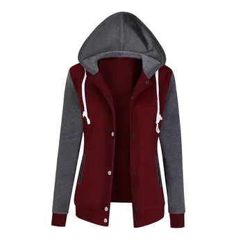 

3Color Women Coat Fashion Womens Long Sleeve Hoodie Sweatshirt Print Causal Tops Blouse Jacket dropship