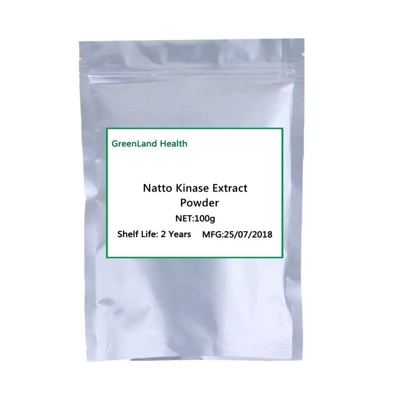 Natto Kinase20000fu экстракт порошок, растворение тромбов, здоровый