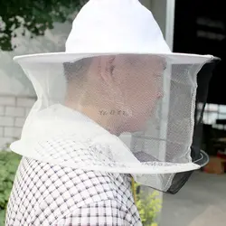 Пчелы шляпа Пчеловодство сетка чистая голова защита для лица Кепки мухи комары Открытый Отдых