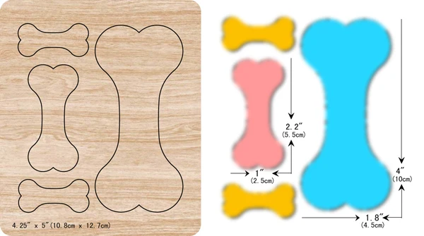 

New wooden dies cutting dies for scrapbooking Multiple sizes V-1683