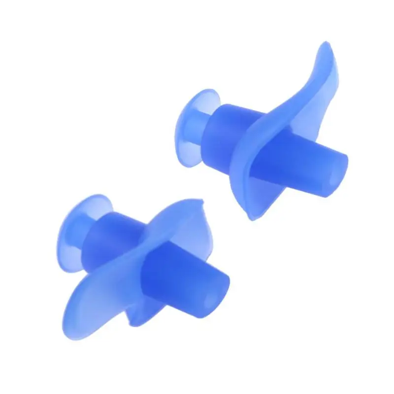 1 Pair Soft Ear Plugs Flower Shape Dust-Proof Waterproof Silicone Earplugs for Summer Diving Water Sports Swimming Accessories
