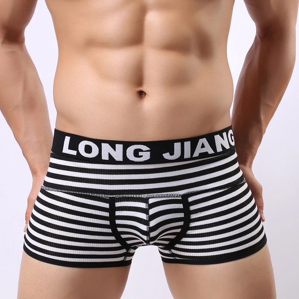 Man Boy Boxer Shorts Underwear Men's Cotton Underpants Men Panties Gay