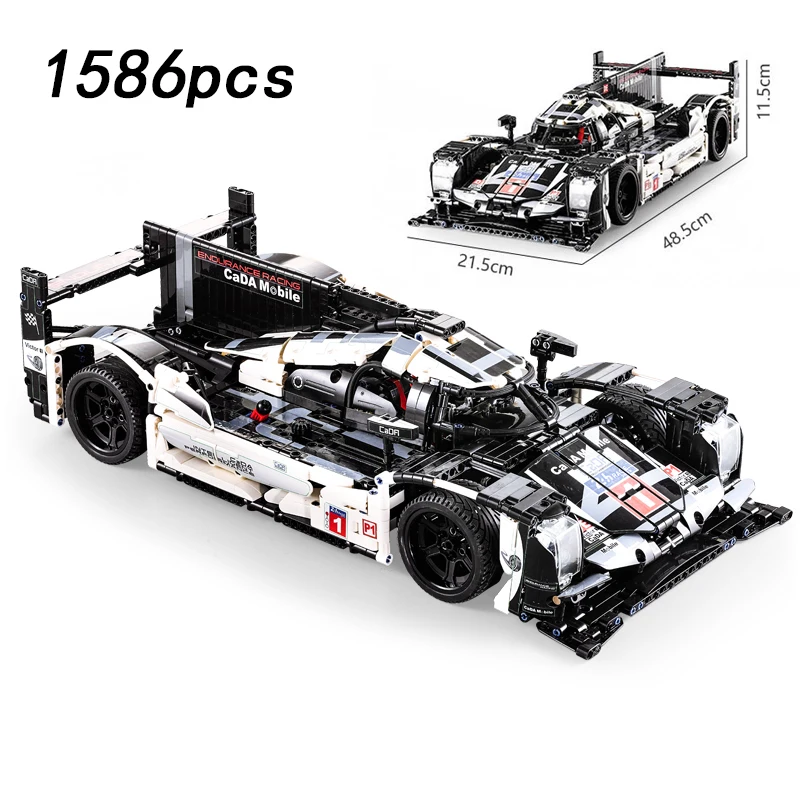 

CADA Mobile Technic 1586pcs Super Sports Car Speed Champions City MOC Building Block Bricks DIY Toys For Children Gifts