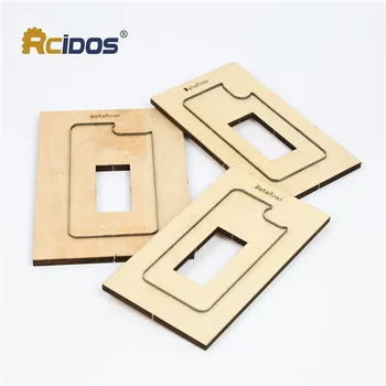 

Phone case leather cutting die,Austria steel Blade/knife,RCIDOS DIY leather laser knife die,9.5mm height blade,7mm wood plate