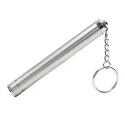 USB Перезаряжаемый светодиодный фонарик портативный фонарь Открытый водостойкий нержавеющая сталь фонарик для ключей высокое качество