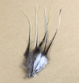 

Free Shipping 100pcs 4-6inches/10-15cm Natural Rooster/Chicken Saddle Feathers For Crafts
