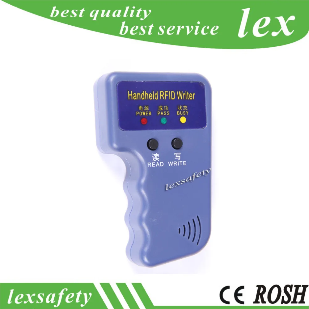

Handheld 125khz tk4100 em4100 id rfid card duplicator cloner,id tk4100 em4100 rfid duplicators cloners+2pcs copy cards/key fobs