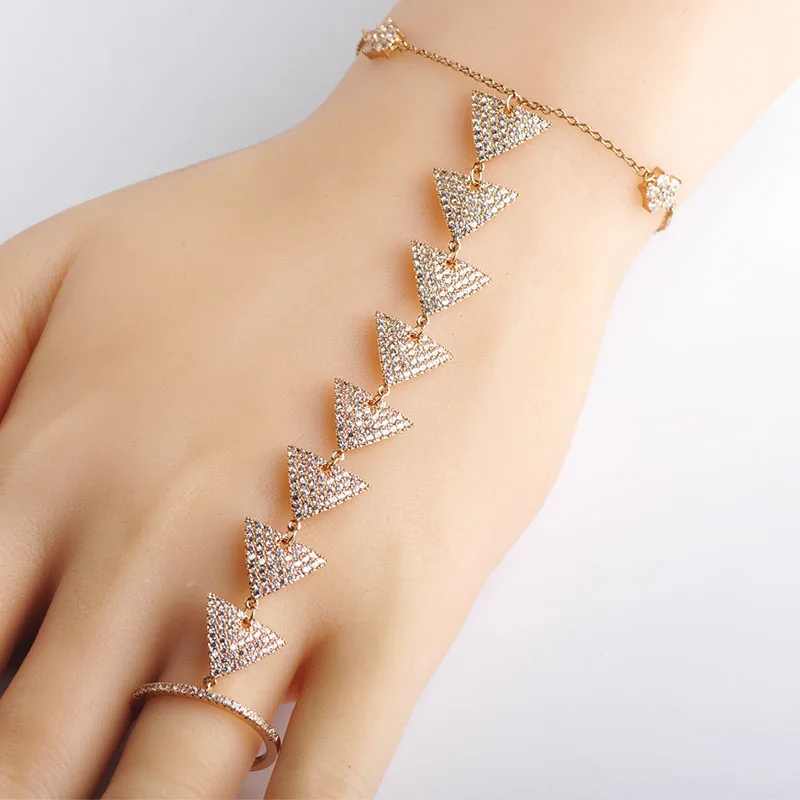 finger bracelet gold