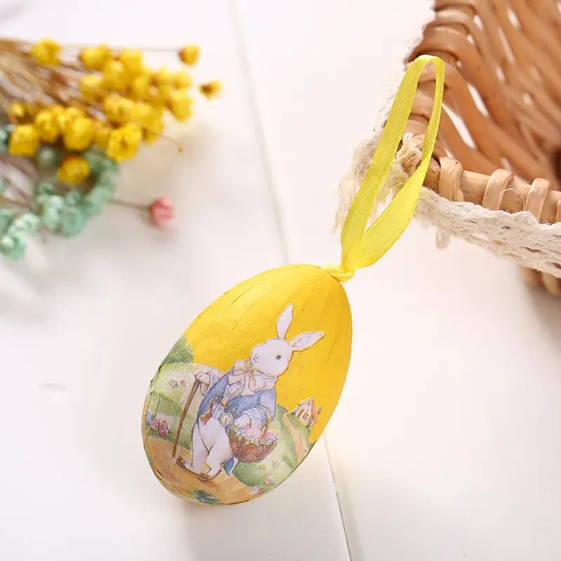 

6Pcs/Lot SOLEDI Colorful Easter Eggs Wedding Party Decoration Easter Crafts Ornaments Gadget Birthday Holiday Decoration