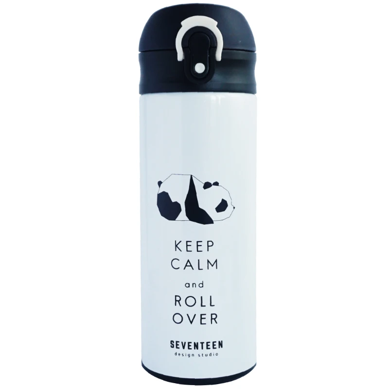350ml,450ml Panda Thermos Bottle 304 Stainless Steel Insulated Vacuum