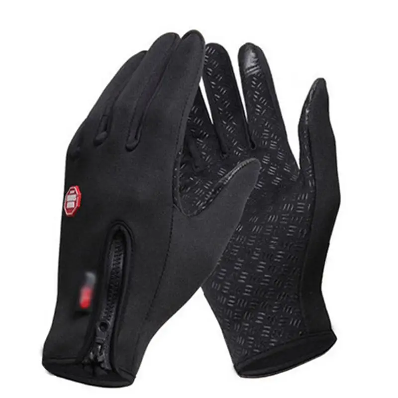 

1 Pair of Comfortable Full Finger Gloves Windproof Glove Mittens Touch Screen Wrist Gloves for Men