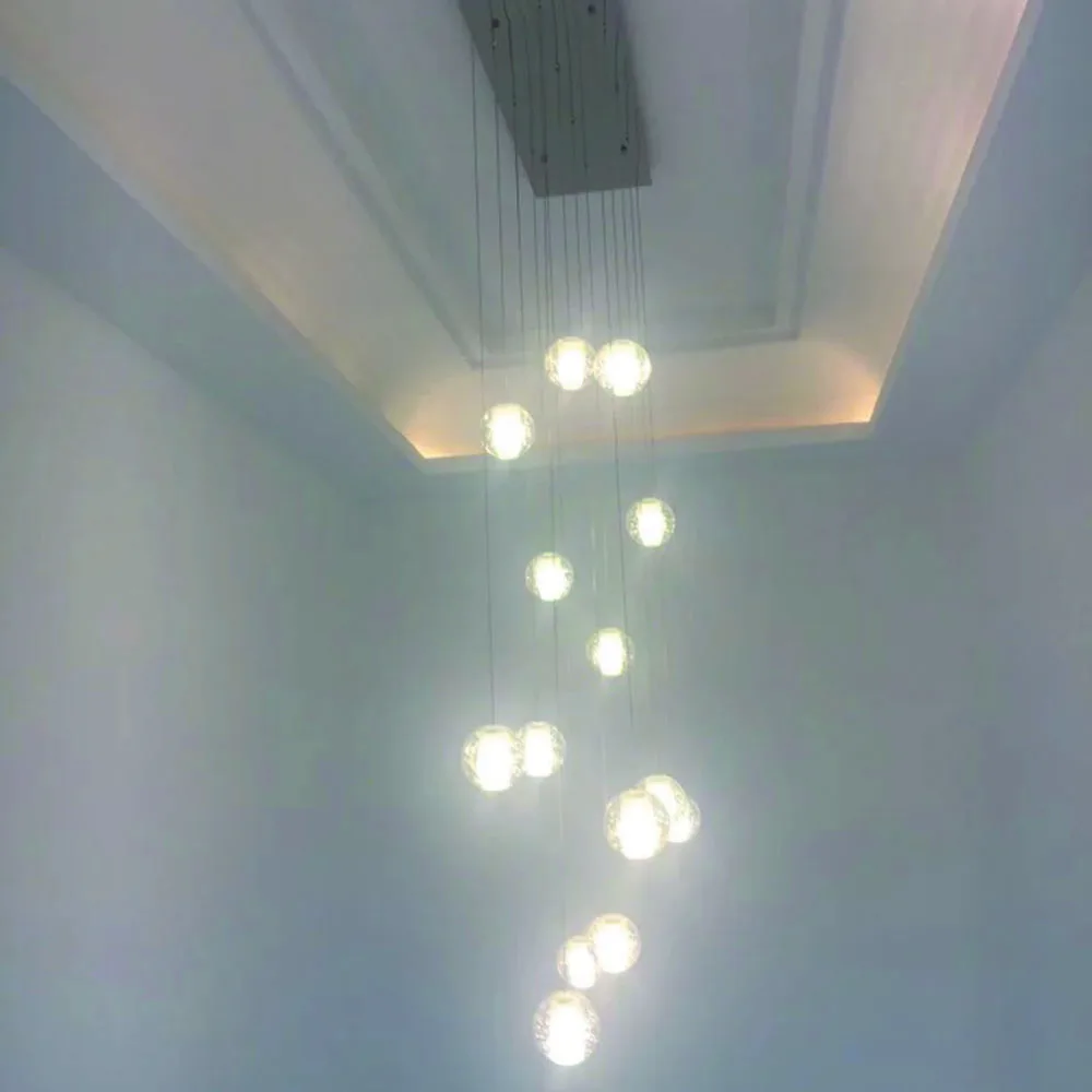 Современный G4 Светодиодный светильник Pandant, несколько лестничные светильники, модные светильники для гостиной, спальни, ресторана, столовой, кухни, освещение