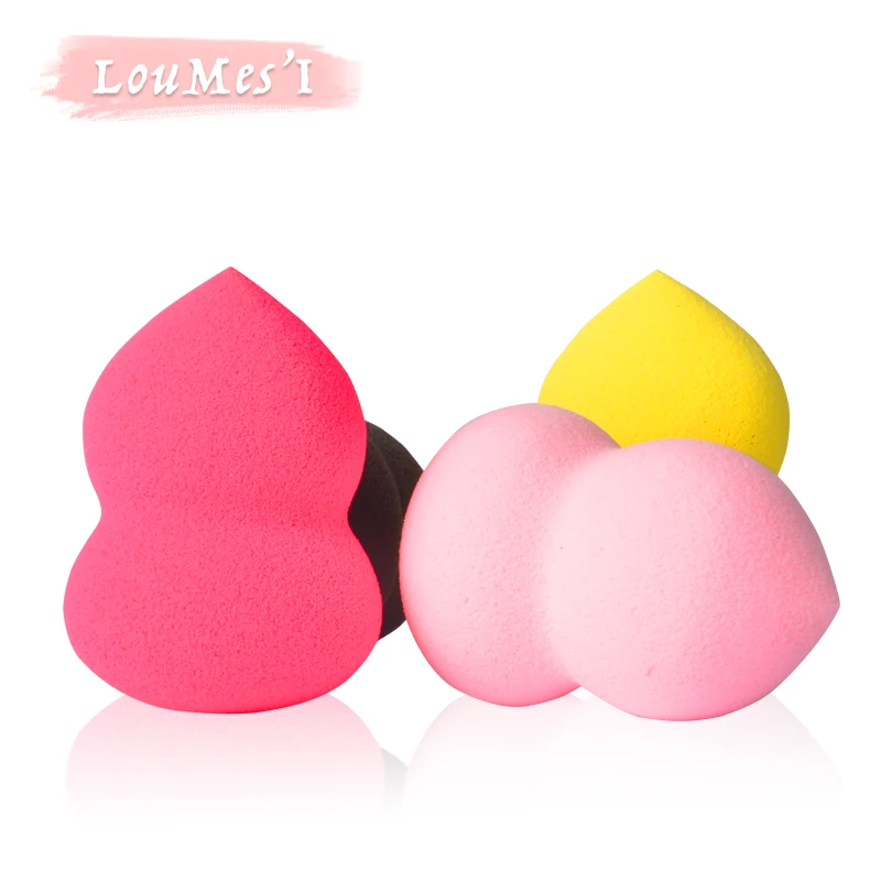 Loumesi make up puff mini cute gourd shape Makeup Sponge Flawless