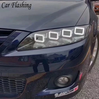 

Car Styling Head Lamp for Mazda 6 Headlights 2004-2012 Mazda6 All LED Headlight LED DRL Dynamic Signal Angel Eye Accessories