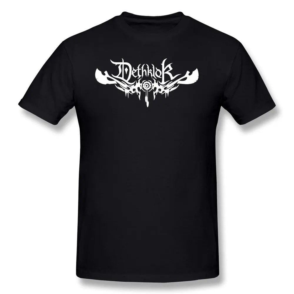 Мужская футболка BAHAO с логотипом Dethklok Черная|Футболки| |