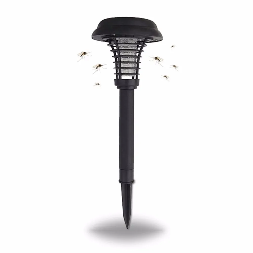 Новый солнечный УФ москитный убийца насекомых жуков Zapper наружный сад
