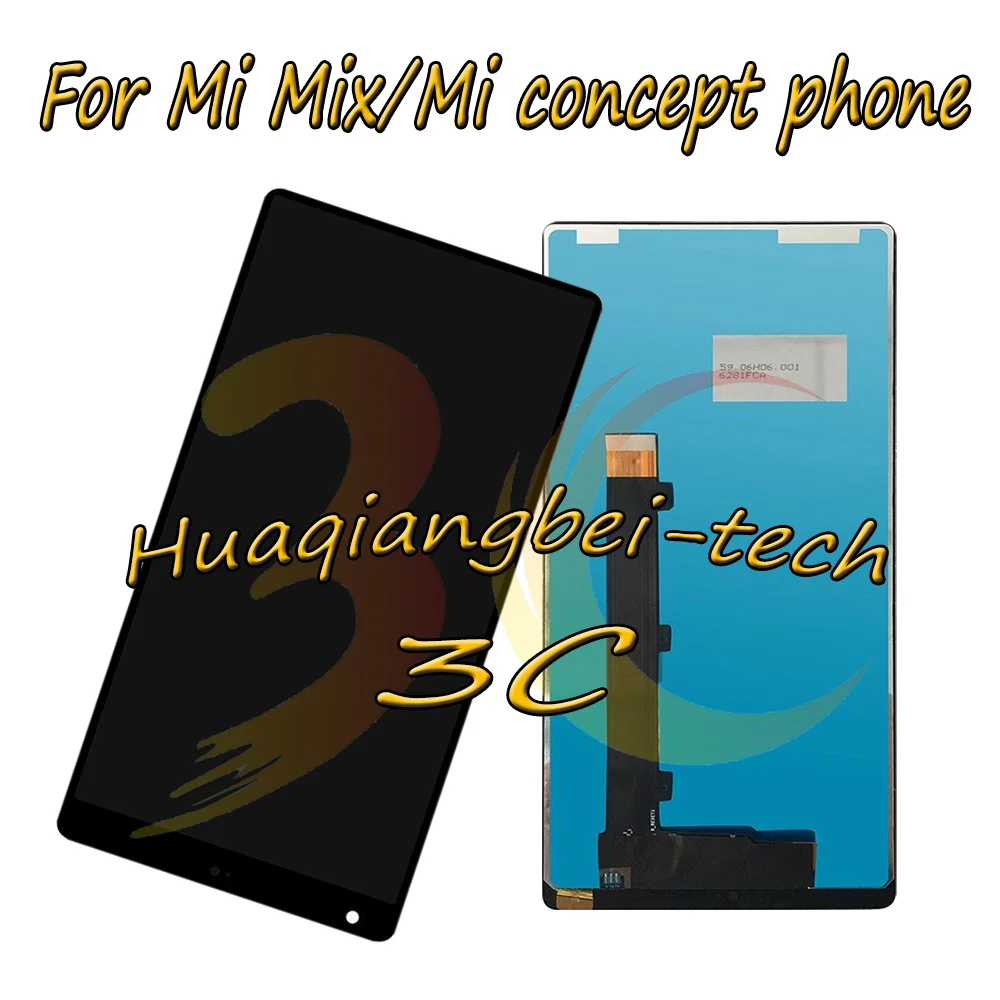 

6.4'' New For Xiaomi Mi Mix / Mi concept phone Full LCD DIsplay + Touch Screen Digitizer Assembly Black / White 100% Tested