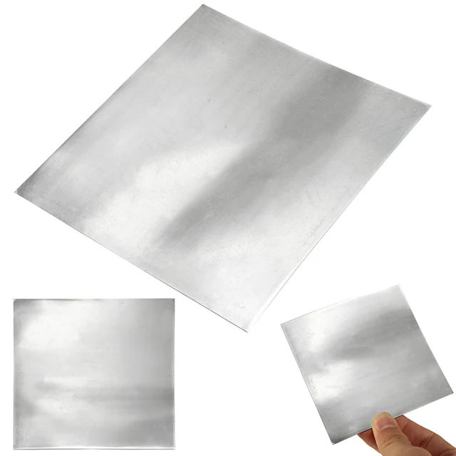 5 pcs seng zn mayitr murni lembar plat logam foil 100mm x 100mm x ... Lav sengeramme metall