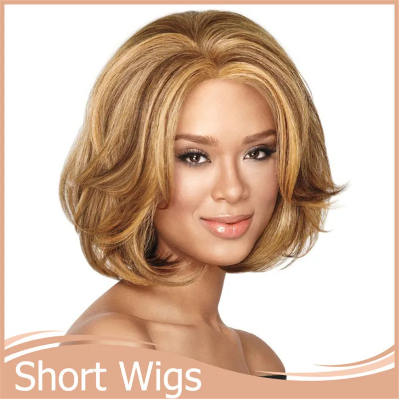 1pc African American Short Hairstyles Wigs For Black Women