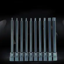 Распродажа Набор розеток Слива электрическая отвертка торцевые головки для торцевые головки 1/" 200 мм ручные инструменты