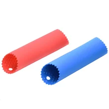 Pelador de ajos de silicona, herramienta de cocina, tubo de fácil rollo, útil, versión mejorada