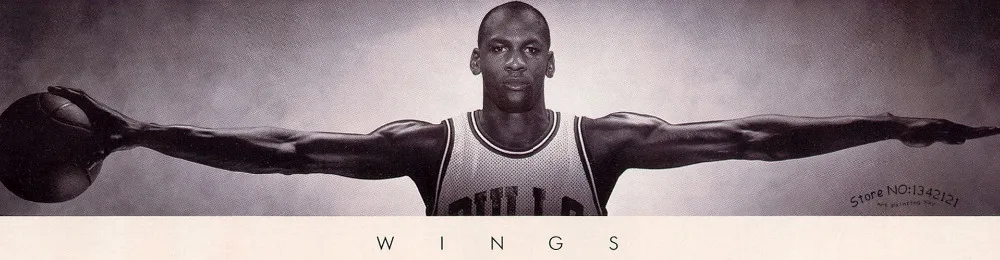 poster michael jordan wings