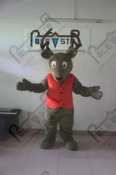 

custom quality plush reindeer mascot costumes elk mascot costumes deer costumes