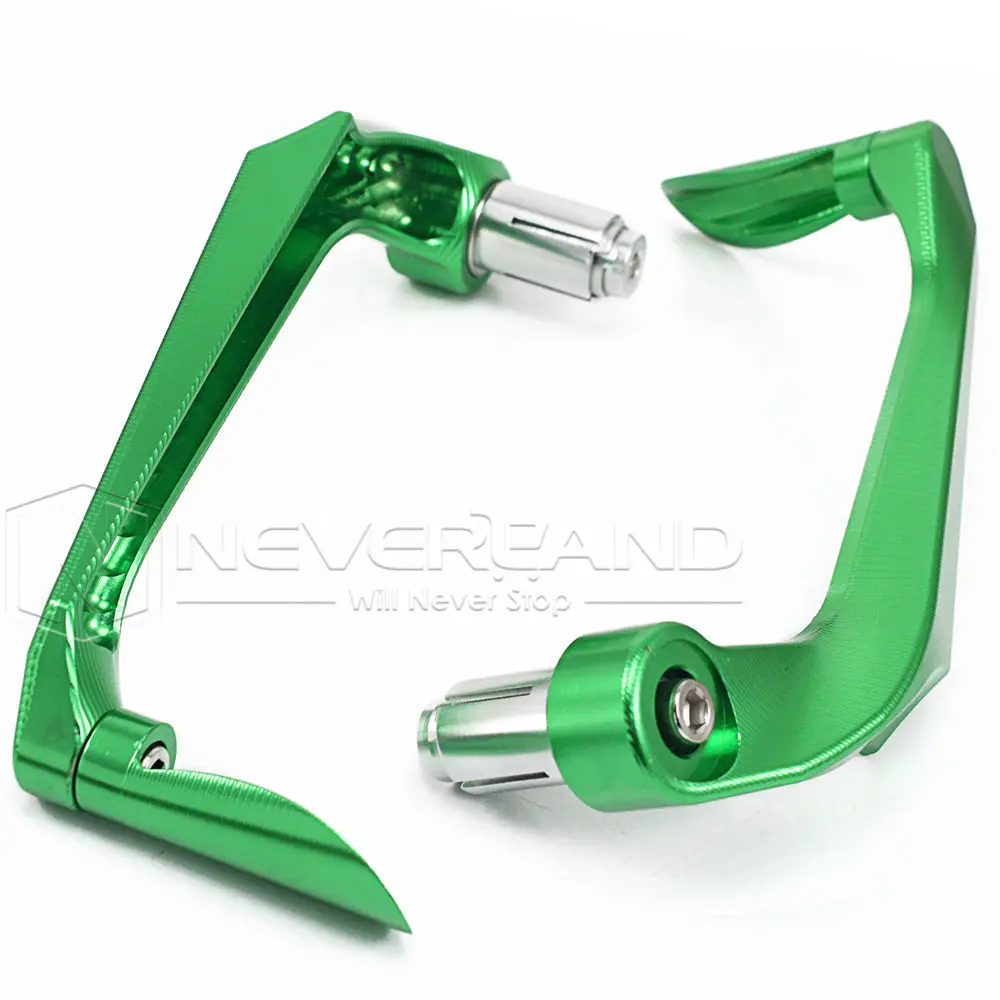 

Universal 7/8" 22mm CNC Green 3D Brake Clutch Levers Protect Guards for Honda Suzuki Yamaha Kawasaki Freeshipping D10