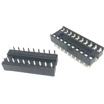 

High quality 20pcs/lot 20 Pins DIP DIP20 IC Sockets Adaptor Solder Type 20 PIN IC Connector