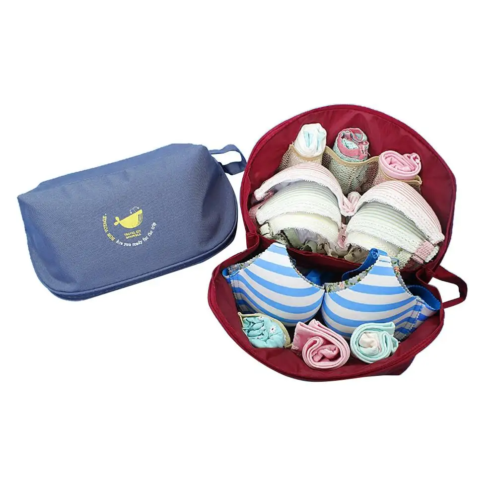 Women Waterproof Travel Underwear Storage Bag Travel Organiser Underwear Bra Sorting Organizer