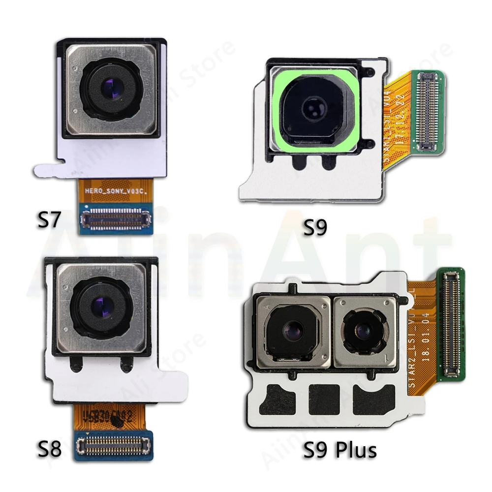

For Samsung Galaxy S8 S9 Plus G960F G965F G950f G955f Original Main Rear Back Camera Flex Cable Phone Repair Parts