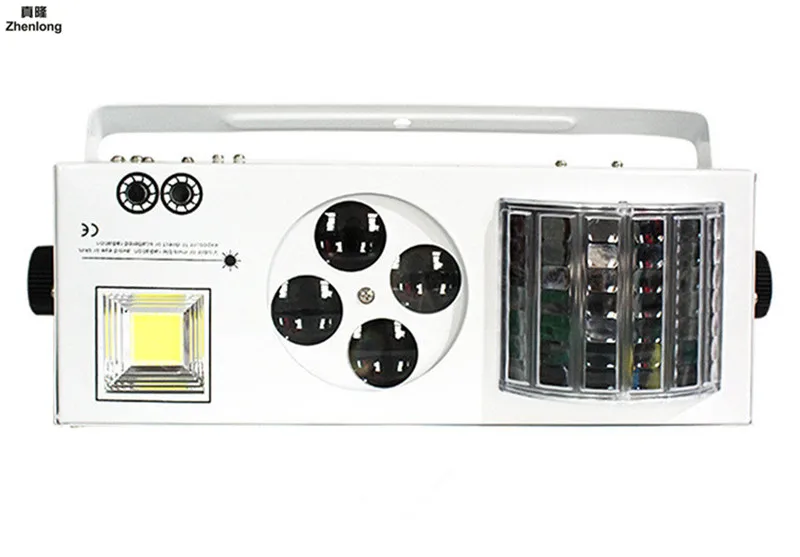 Новый светодиодный лазерный светильник 4 в 1 стробоскопический с бабочками DMX512 KTV