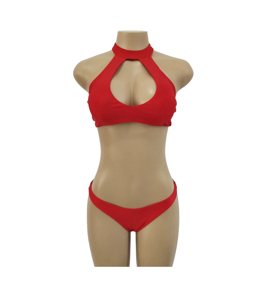 Sexy Brazilian Bikini Push up Swimwear Women 2019 Solid Swimsuit Bathing Suit Women Low Waist Black Plus Size Bikinis set Biquini (9)