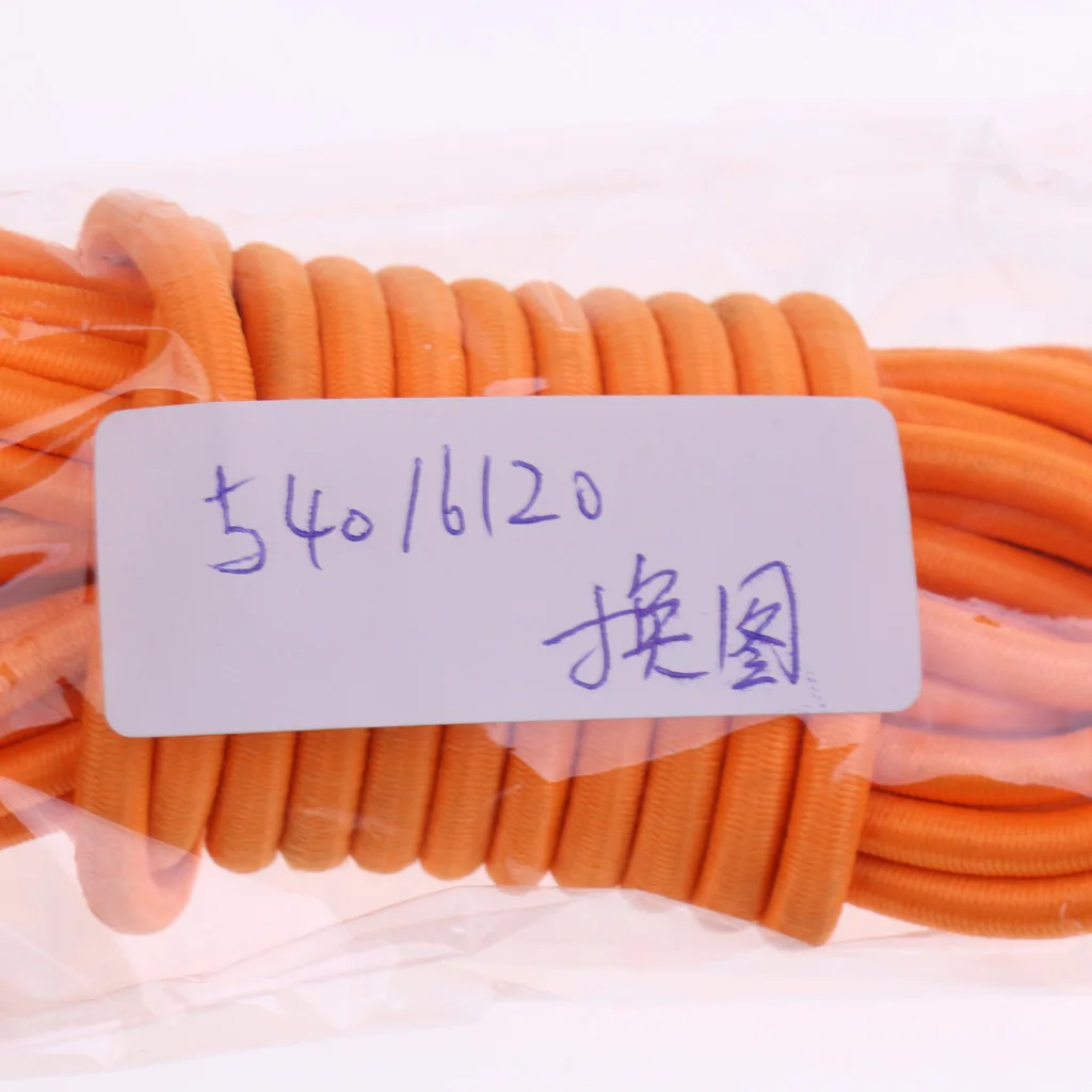 4mmx5m Elastic Bungee Rope Shock Cord Tie Down for Boat Trailer Kayaking Yatch Camping Climbing Caravans Equipment Accessories