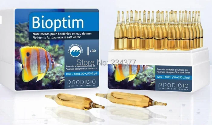 

Prodibio Bioptim Nutrients for Bacteria in Saltwater Marine Aquarium Fish Tank
