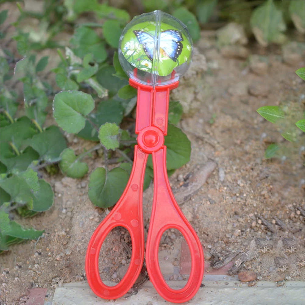

Camping Tongs Clamp Toys Educational For Kids Bug Insect Catcher Scissors Tweezers Plastic Gift Collection Handy Random Color