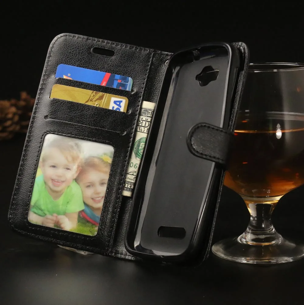 

Fashion Magnetic Flip Leather Cover Case for Alcatel One Touch Pop C7 OT 7040D 7041D with Card Slots High Quality Phone Case Bag